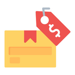 Product Price icon vector image. Can be used for Product Management.