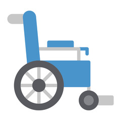 Wheelchair icon vector image. Can be used for Nursing Home.