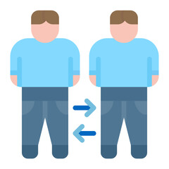 Employee Shift icon vector image. Can be used for Staff Management.