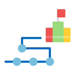 Goals Planning icon vector image. Can be used for Staff Management.
