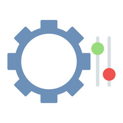 Settings icon vector image. Can be used for Digital Retail.