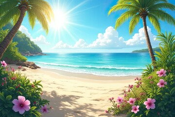 Awesome Beach Vibes in Summer