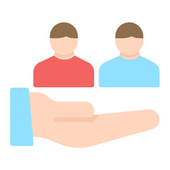 Fototapeta premium Social Responsibility icon vector image. Can be used for Charity.