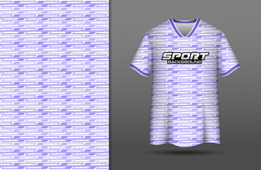 Sport jersey design with pattern background