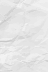 White clean crumpled paper