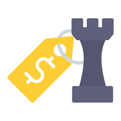Pricing Strategy icon vector image. Can be used for Survey.