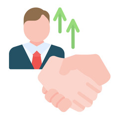 Succession Planning icon vector image. Can be used for Survey.