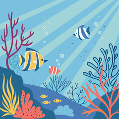 Fototapeta premium fish in the sea