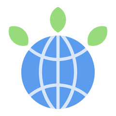 Environmental Impact icon vector image. Can be used for Mass Production.