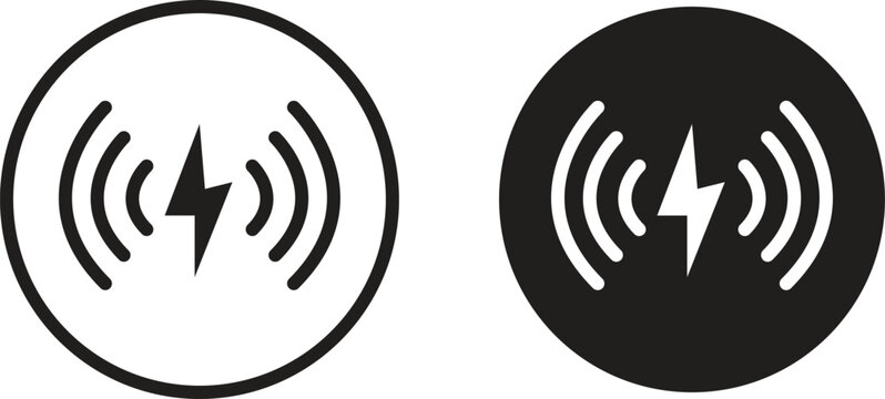 Wi-Fi and Bluetooth Icons, A Quick Guide to Wireless Connectivity Symbols, Vector Illustration.