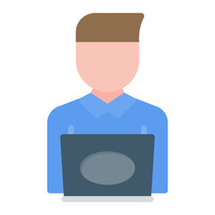 Freelancer Avatar icon vector image. Can be used for Freelancer.