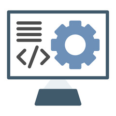 Web Development icon vector image. Can be used for Freelancer.