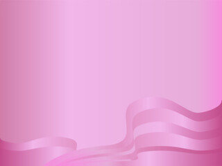 Abstract pink background with soft wave layers and smooth gradient design.