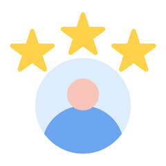 Candidate Experience icon vector image. Can be used for Headhunting.