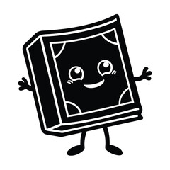 adorable quran character with eyes arms and blush