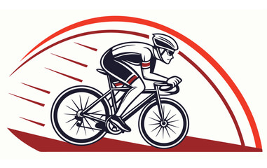 Fototapeta premium bike racers logo with new look and design 