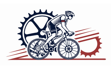 Obraz premium bike racers logo with new look and design 