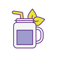 Smoothie vector icons stock illustration