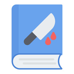 Thriller icon vector image. Can be used for Movie Genres.