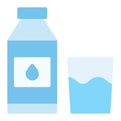Drinking Water icon vector image. Can be used for Water Crisis.