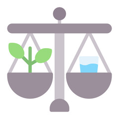 Ecological Imbalance icon vector image. Can be used for Water Crisis.