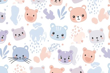 seamless pattern with animals
