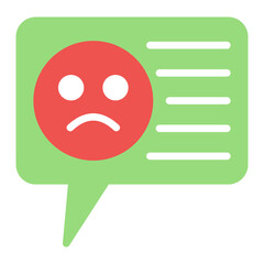 Customer Dissatisfaction icon vector image. Can be used for Business Risks.