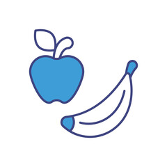 Fruits vector icons stock illustration