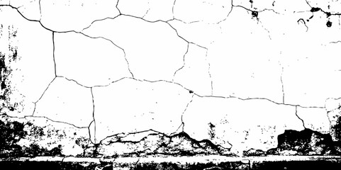 Dust or old grunge concrete building damaged grunge wall , plaster old rough dirty wall, white marble texture, black and white texture effect white background.	