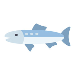 Salmon icon vector image. Can be used for Fish and Seafood.
