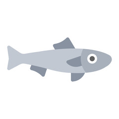 Sardine icon vector image. Can be used for Fish and Seafood.