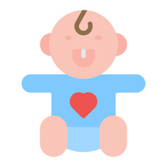 Baby icon vector image. Can be used for Sun Protection.