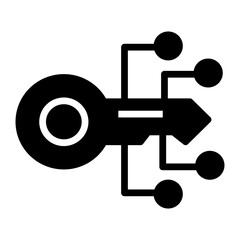 KEY VECTOR ICON
