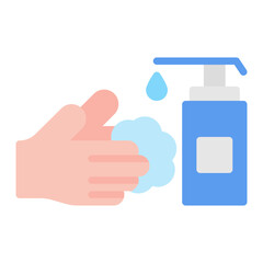 Handwashing icon vector image. Can be used for Tuberculosis.