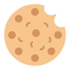 Oat Cookies icon vector image. Can be used for Brunch.