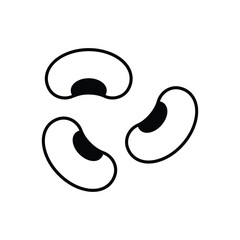 Legumes vector icons stock illustration