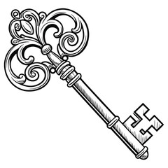 Hand Unlocking Padlock with Key – Security Access Concept in Minimalist Style