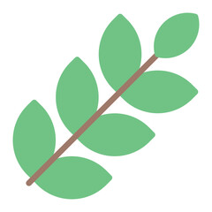 Olive Branch icon vector image. Can be used for Islamic New Year.