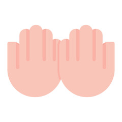 Fototapeta premium Prayer Hands icon vector image. Can be used for Islamic New Year.
