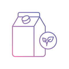 Plant Milk vector icons stock illustration