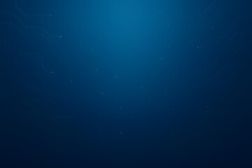 Minimalistic dark blue background with faint glowing dots and circuit lines, perfect for technology or innovation themes..