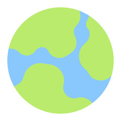 Earth icon vector image. Can be used for World Environment Day.