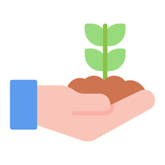Environmental Stewardship icon vector image. Can be used for World Environment Day.