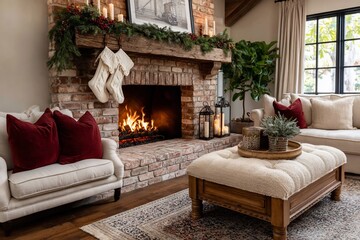 Cozy Christmas Living Room
