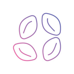 Lentils vector icons stock illustration