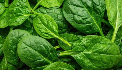 Obraz premium Spinach close-up 