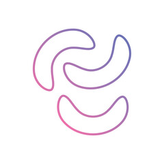 Cashews vector icons stock illustration