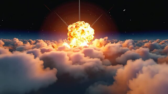 Realistic explosion and blasts with Luma channel. Visual Effects Element