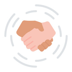 Compassionate Hands icon vector image. Can be used for World Refugee Day.