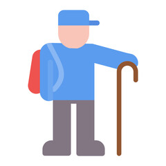 Refugee icon vector image. Can be used for World Refugee Day.